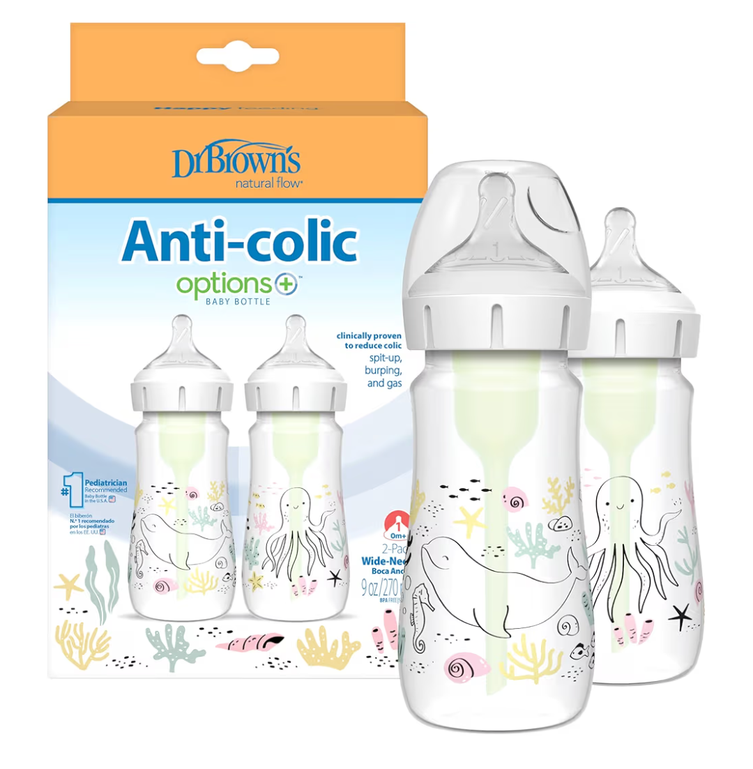dr. brown anti-colic options bottle  (9oz), 2 count