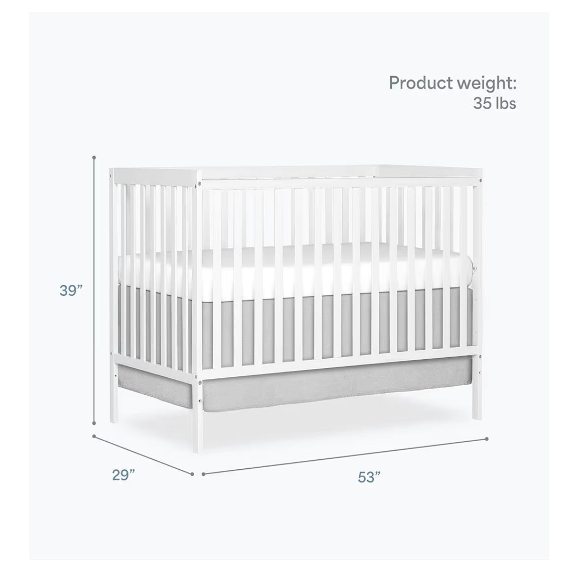 5in1 convertible full-size crib