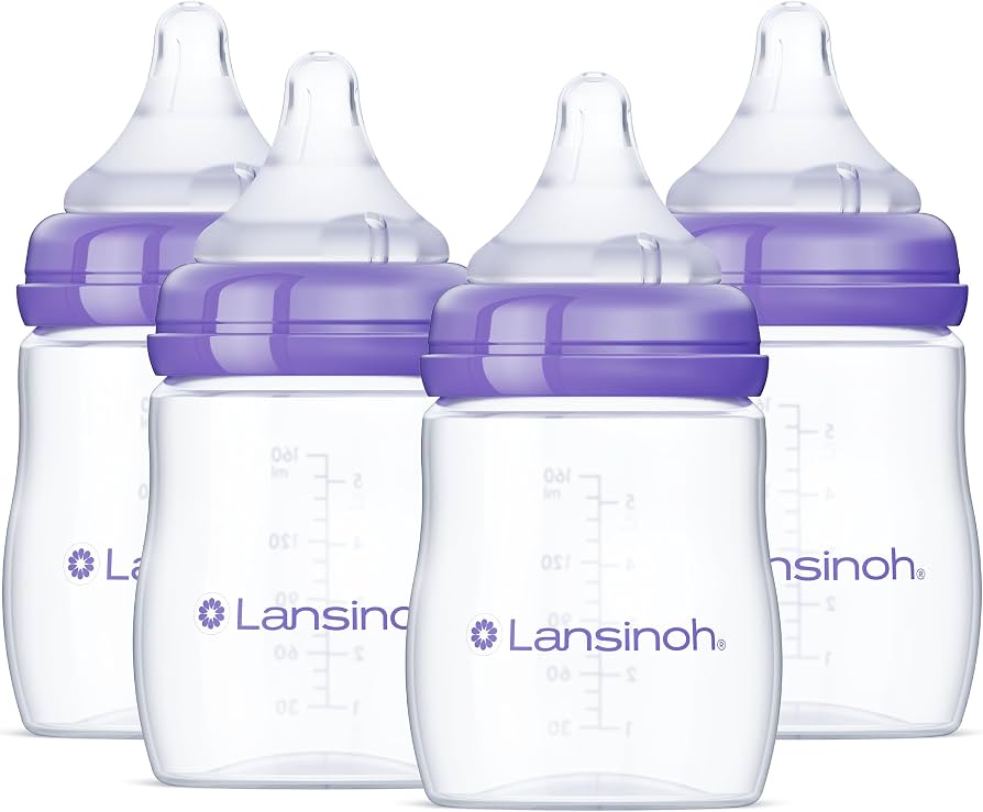 lansinoh baby bottle 4 count