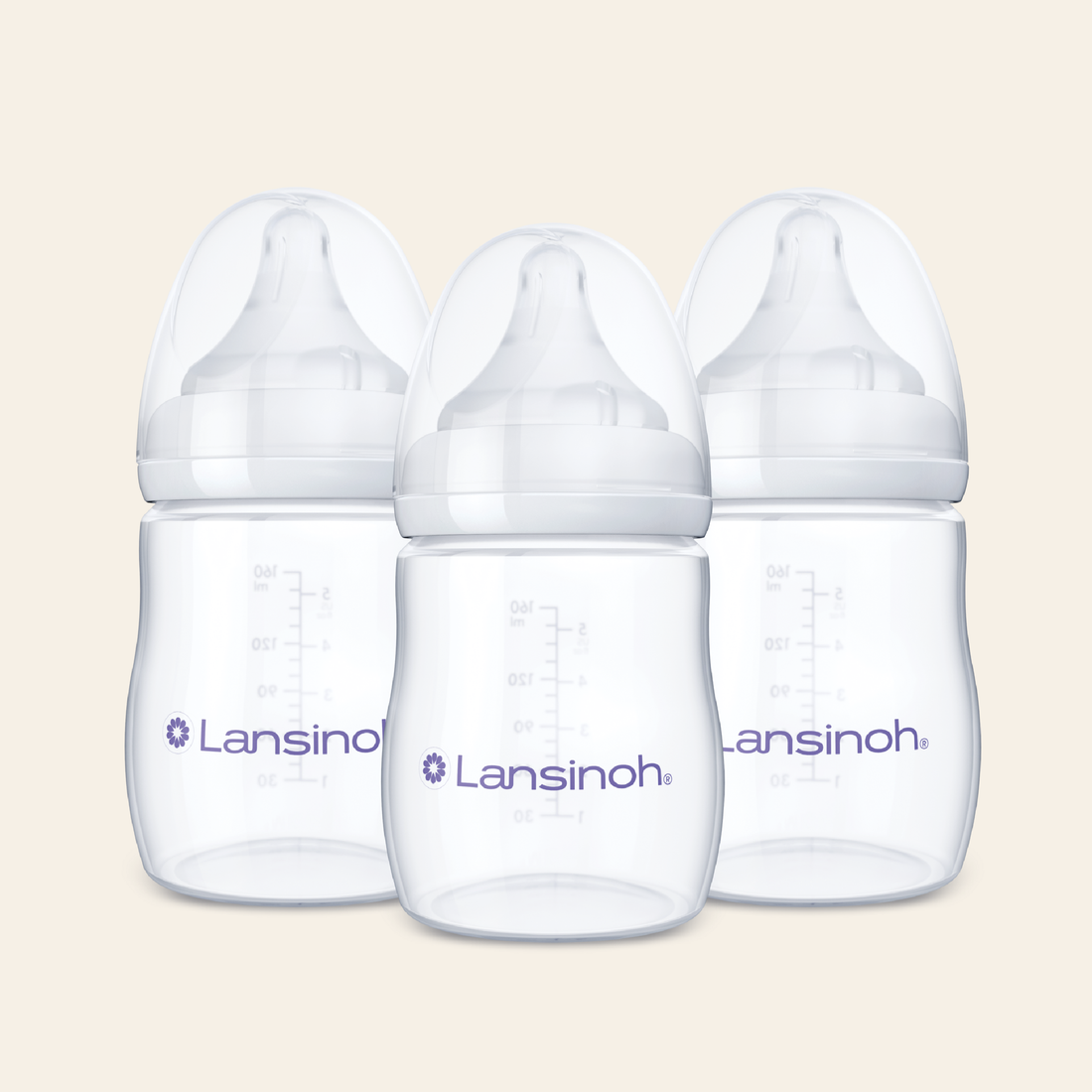 lansinoh anti-colic bottle 5oz, 3 count