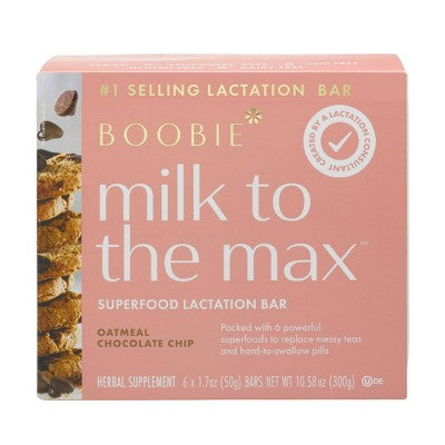 boobie milk to the max bar, 6 counts