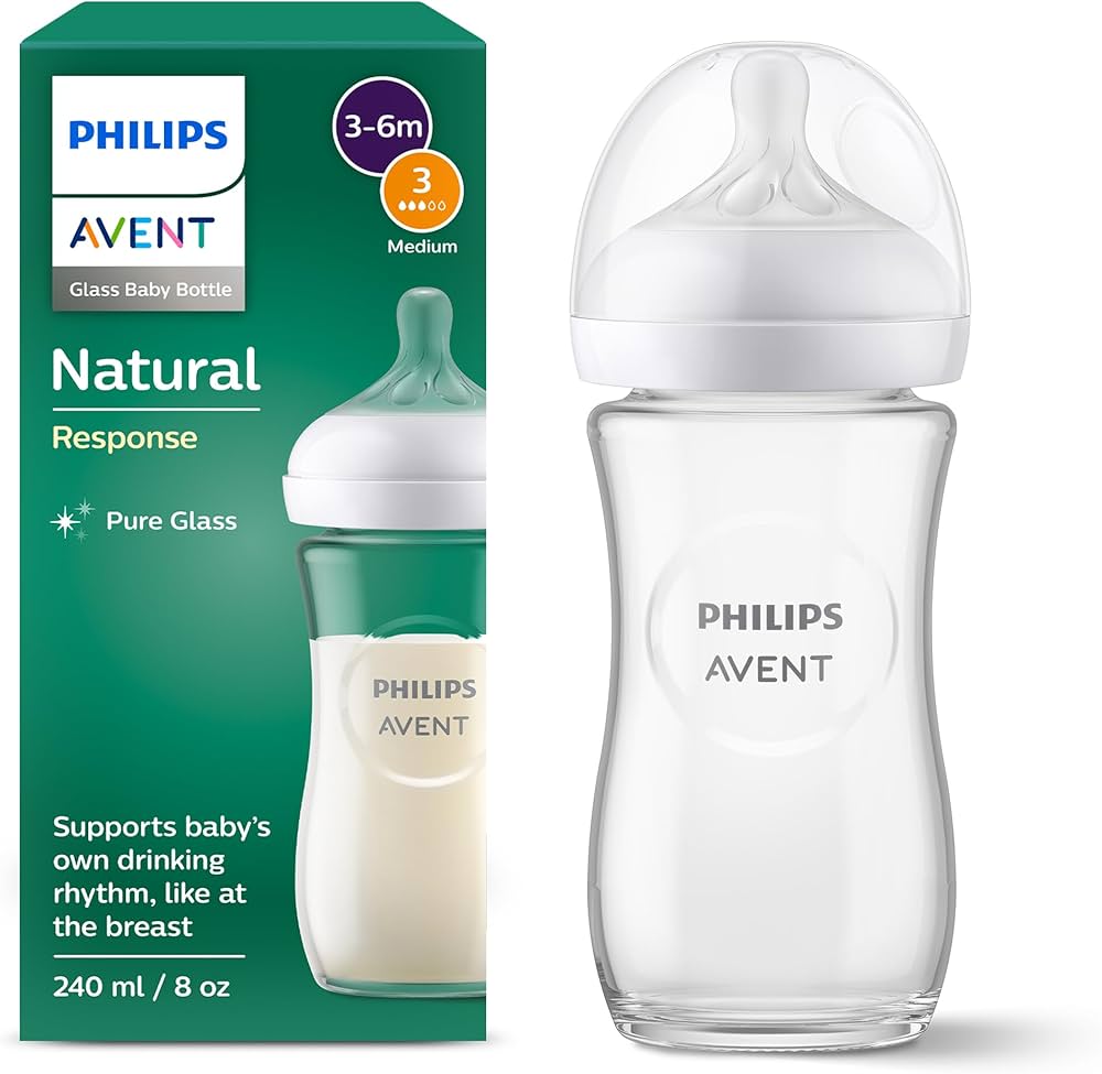 avent glass baby bottle, 1 count