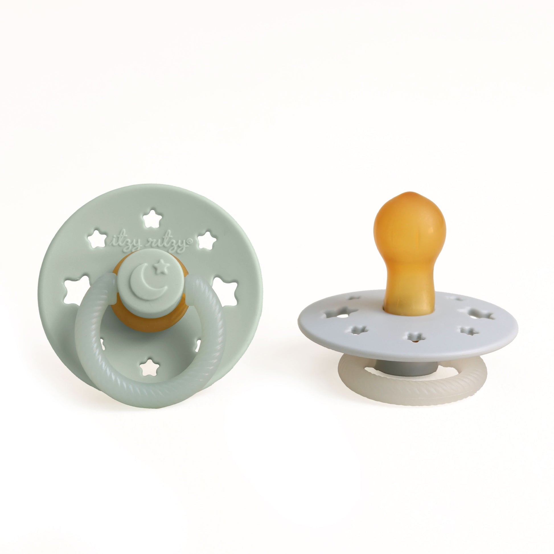itzy ritzy natural rubber paci 0-6m