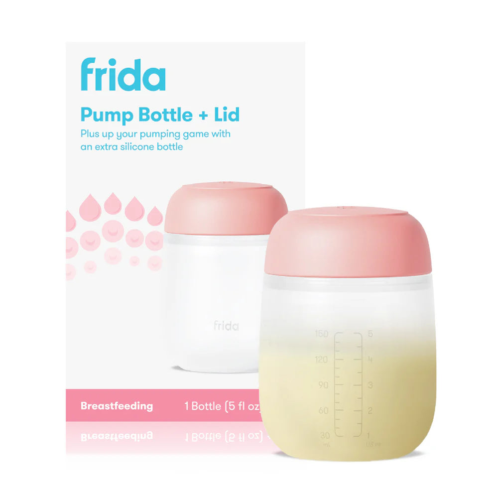 frida mom 2-in-1 manual pump bottle + replacement lid