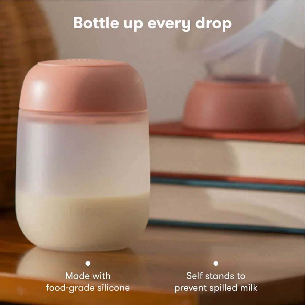 frida mom 2-in-1 manual pump bottle + replacement lid