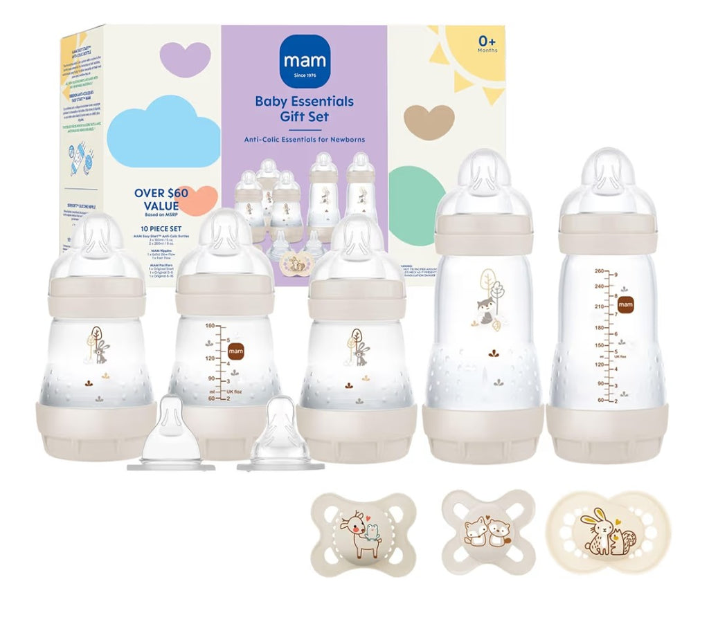mam newborn essentials feeding set