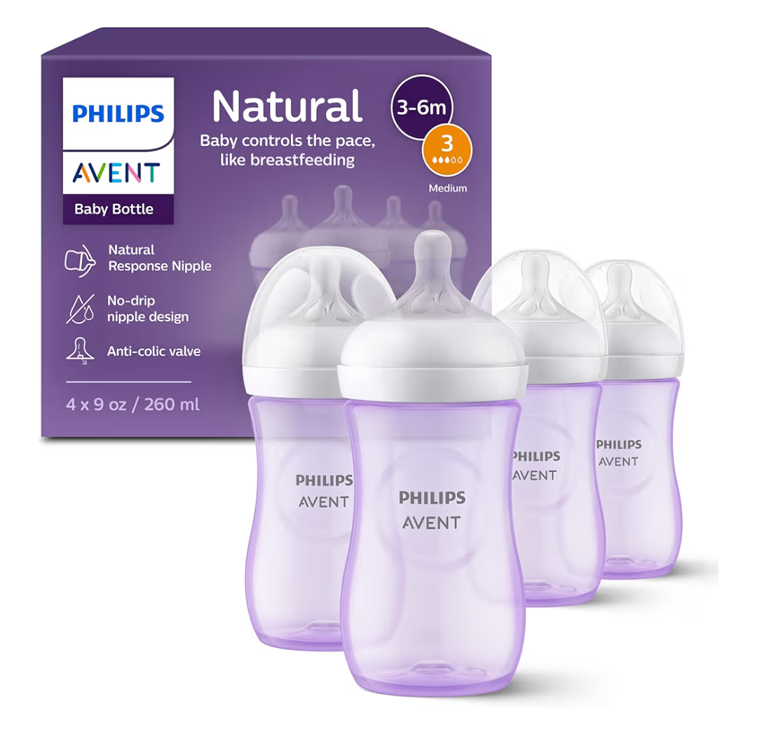 avent natural baby bottles 9oz, 4 count