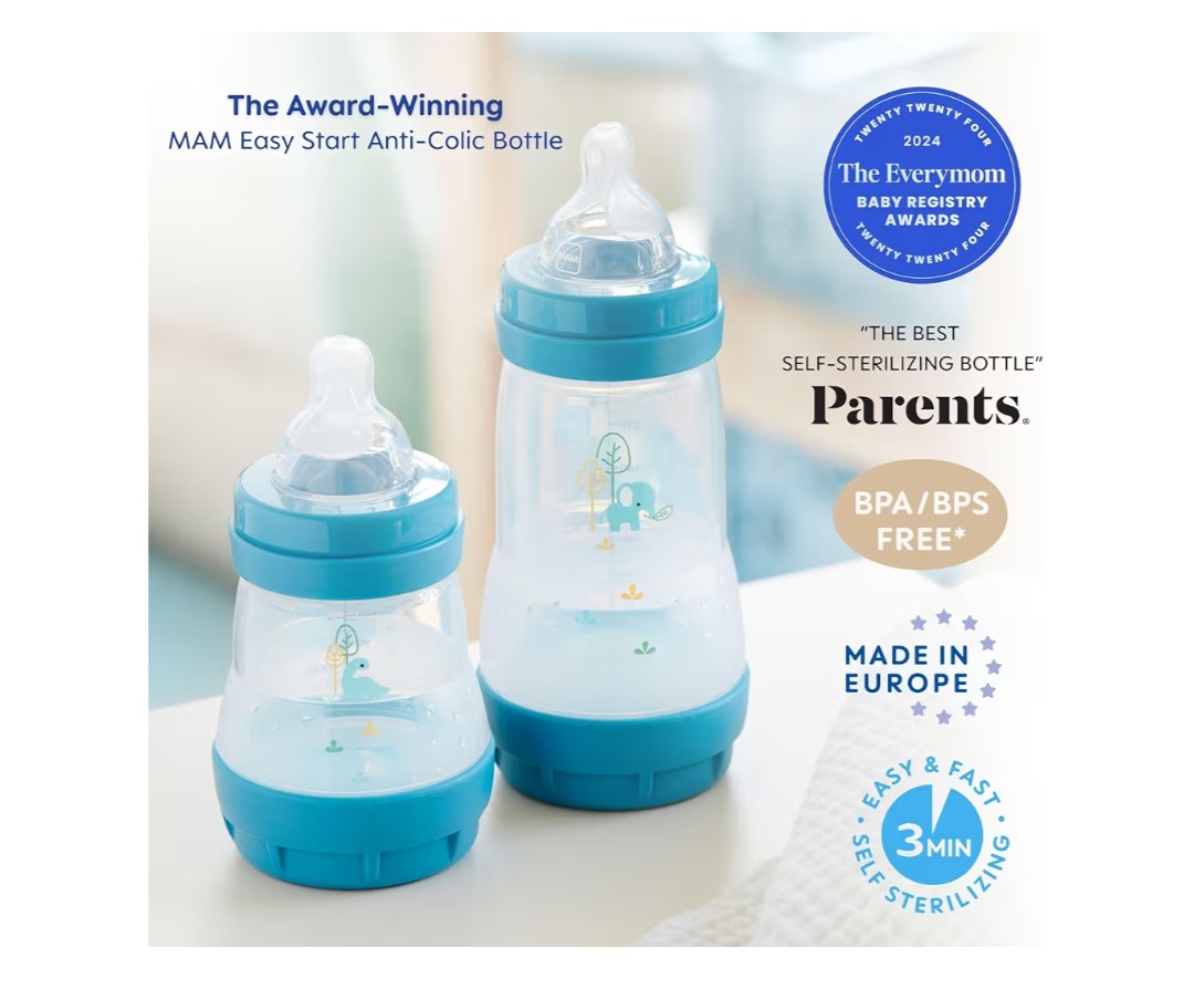 mam newborn essentials feeding set
