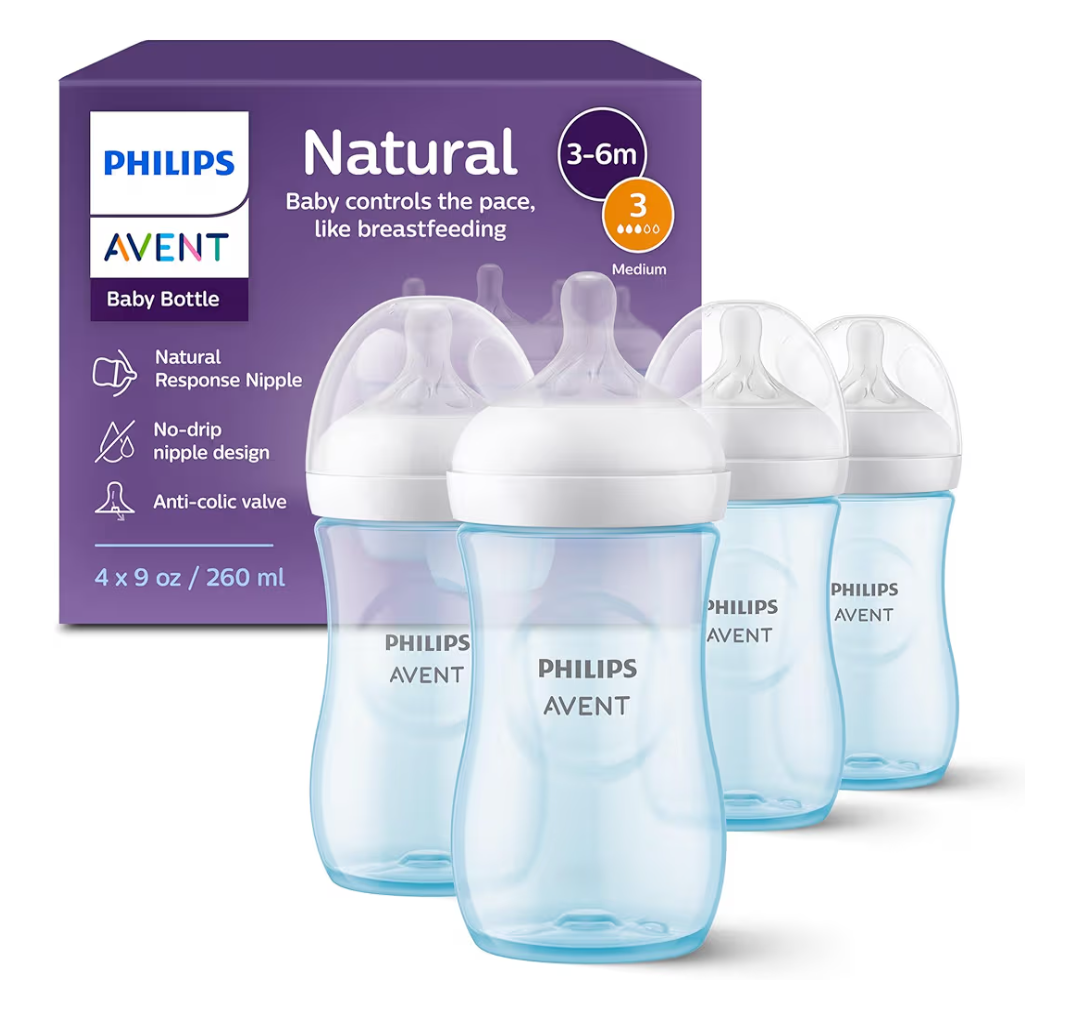 avent natural baby bottles 9oz, 4 count