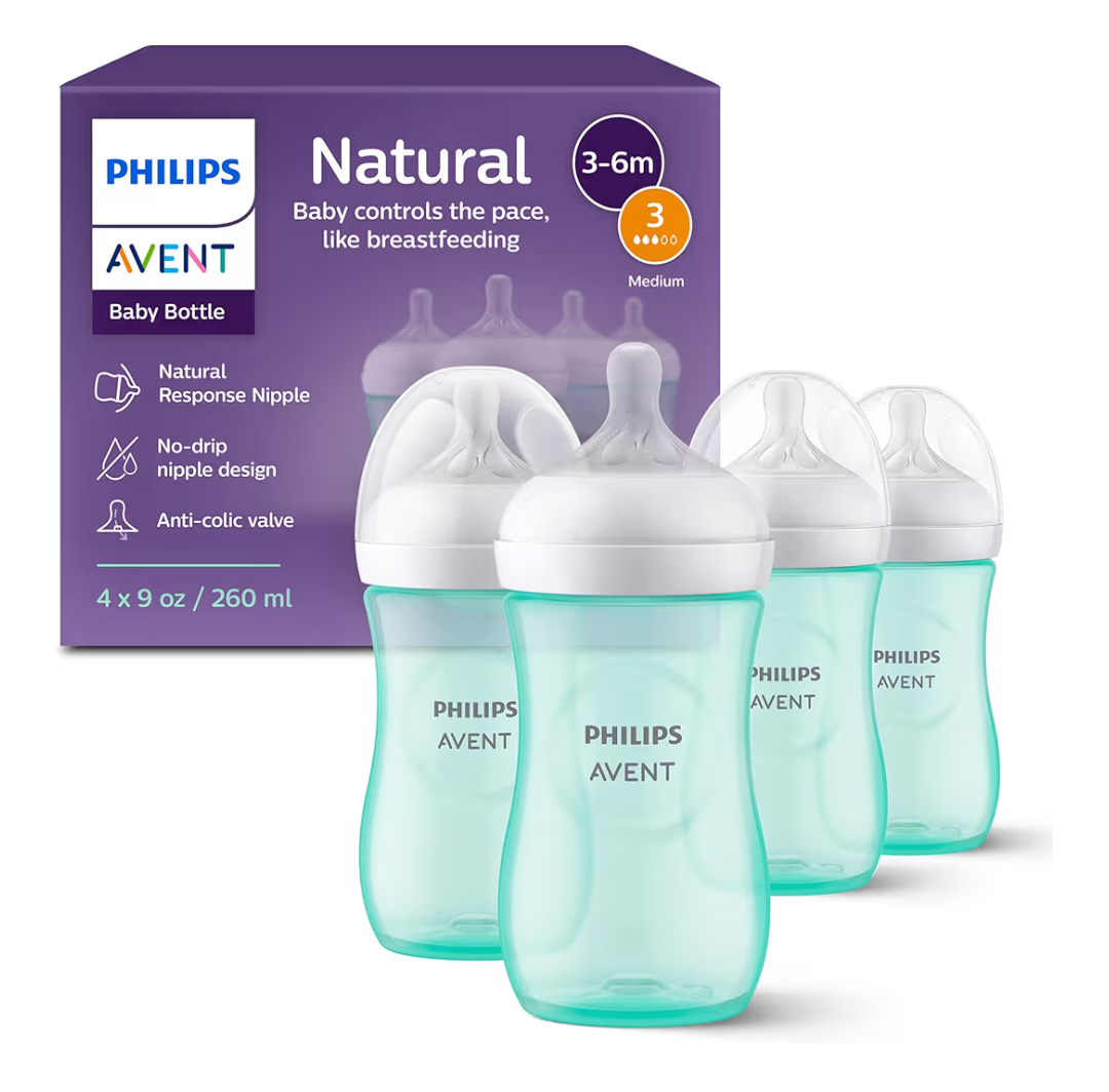 avent natural baby bottles 9oz, 4 count