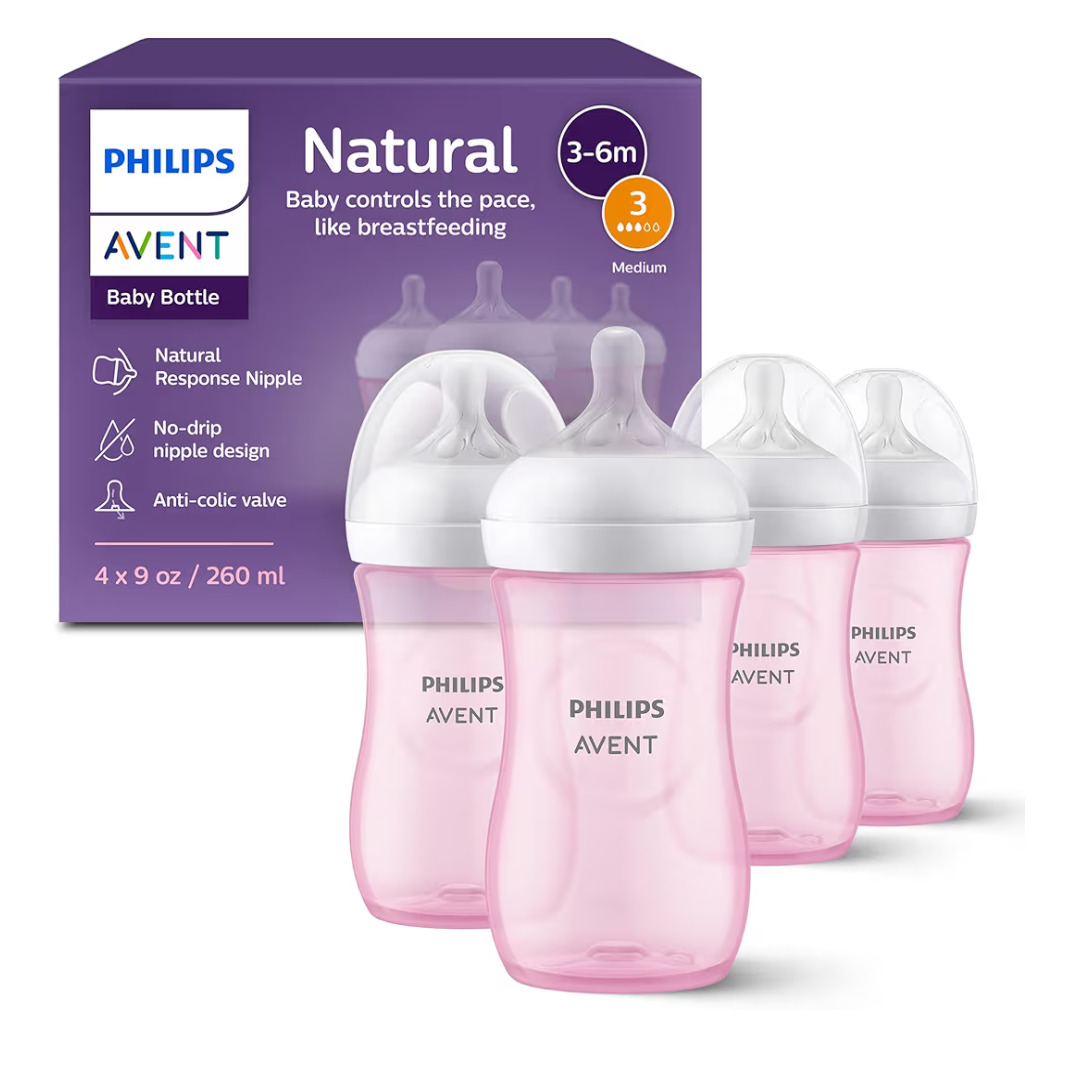 avent natural baby bottles 9oz, 4 count